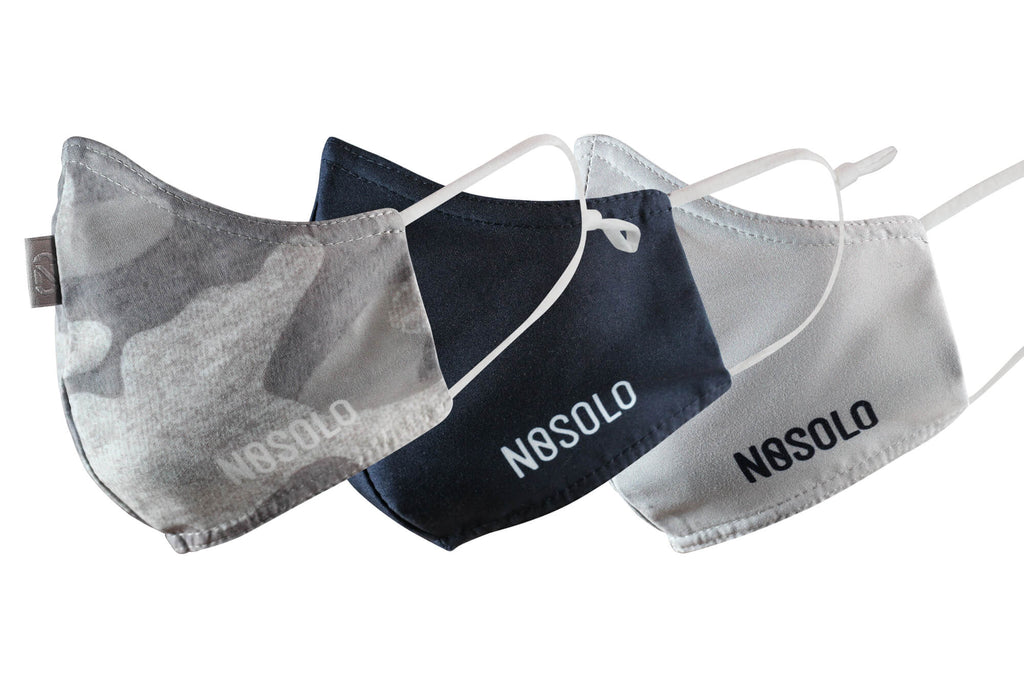 NOSOLO Masks - Three-Pak